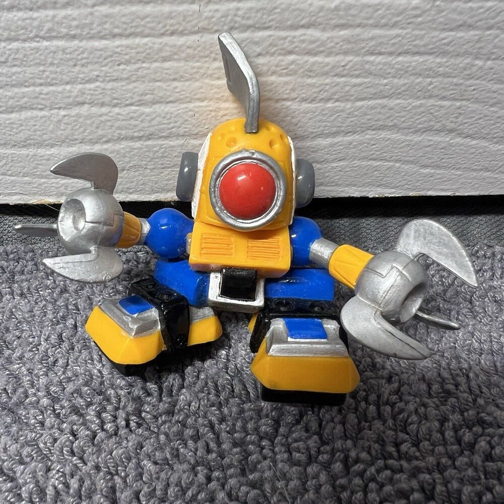 VTG Tech Deck Dudes TEK Robot Figure 2003 X-Concepts Yellow Blue Rare